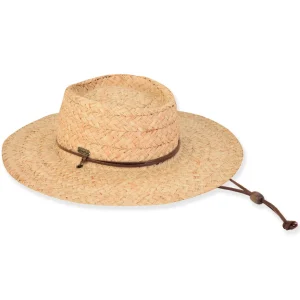 Delilah | Women's Natural Raffia Gambler Hat | HH3178
