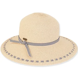 Delta | Women's Paper Braid Floppy Hat | HH3083