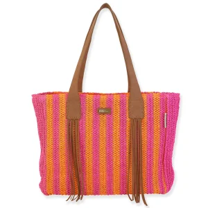 Destiny | Natural Crochet Shoulder Tote | CE6582