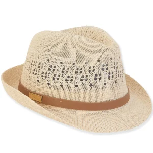 Eden | Women's Poly Braid Fedora Hat | HH3051