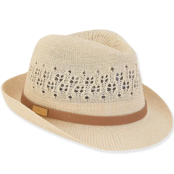 Eden | Women's Poly Braid Fedora Hat | HH3051