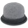 Eira | Women's Soft Wool Cloche Contrast Band | AD1631