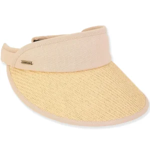 Emersyn | Women's Spring Paper Straw Sun Visor | HH3060