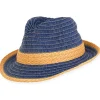 Emilio | Young Boy Paper Straw Fedora Hat | HK459