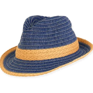 Emilio | Young Boy Paper Straw Fedora Hat | HK459