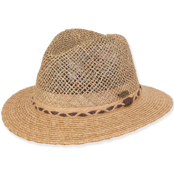 Ethan | Men's Palm Straw Safari Hat | HTT1188