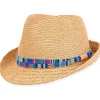 Ethan | Young Boy Paper Braid Fedora Hat | HK454