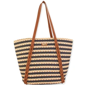Everlee | Natural Straw Shoulder Tote | CE6575