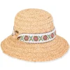Everly | Women's Natural Raffia Bucket Hat | HH3127