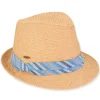 Ezekiel | Young Boy Paper Straw Fedora Hat | HK503
