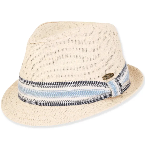 Ezra | Men's Paper Straw Fedora Hat | HTT1172