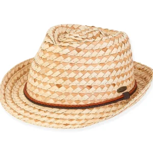 Fallne | Men's Straw Fedora Hat | HTT1149