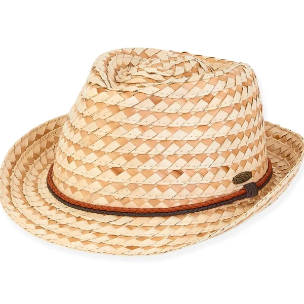 Fallne | Men's Straw Fedora Hat | HTT1149