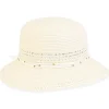 Fiona | Young Girl Paper Braid Bucket Hat | HK449