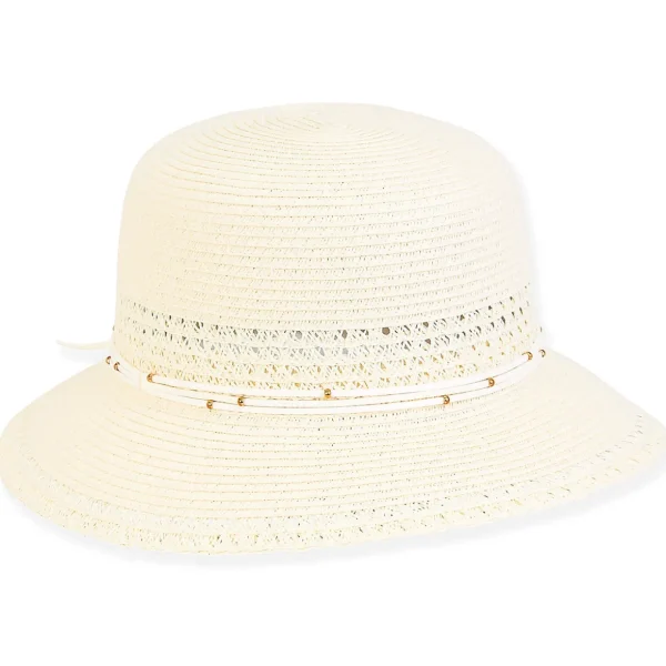 Fiona | Young Girl Paper Braid Bucket Hat | HK449