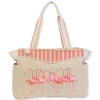 Flamingo & Stripes, Medium Tote | GH5461