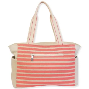 Flamingo & Stripes, Medium Tote | GH5461