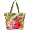 Flamingo With Palm, Shoulder Tote | SD4820