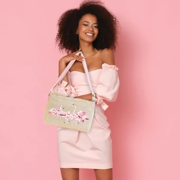 Flamingos | Artistic Totes E/W Crossbody | SD4741