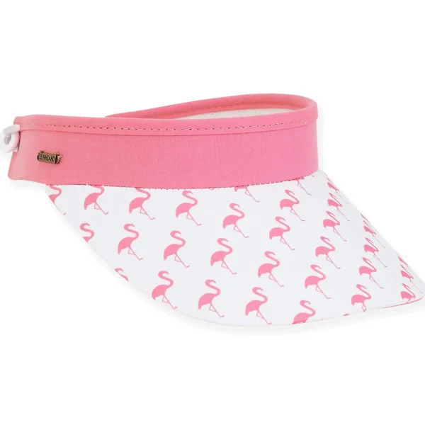 Flamingos | Women's Spring Coil Sun Visor | HH2908