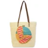 Flip Flops, Paper Straw Shoulder Tote | CE6614 A
