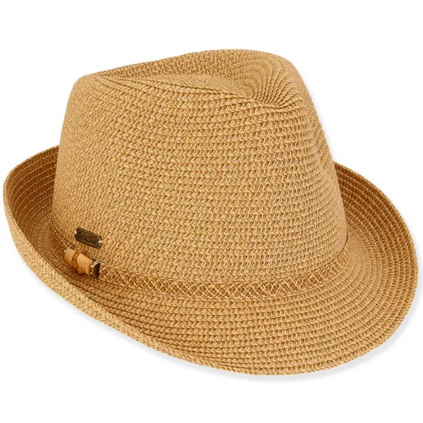 Georgia | Women's Paper Straw Fedora Hat | HH3095