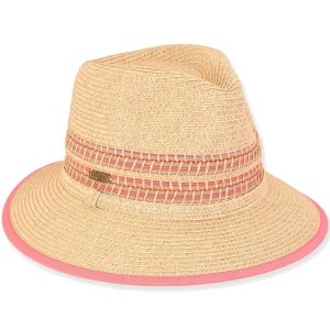 Gianna | Women's Paper Straw Safari Hat | HCJ411