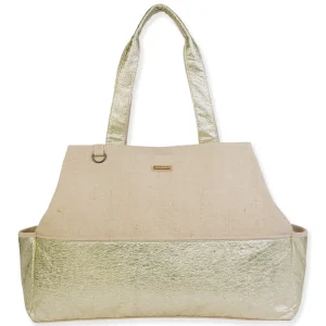Gold, Gap Tote Crushed Metallic | SNS6810 B