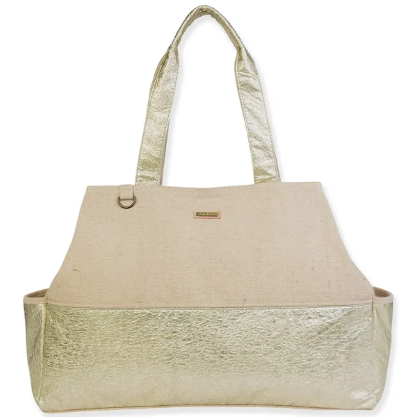 Gold, Gap Tote Crushed Metallic | SNS6810 B