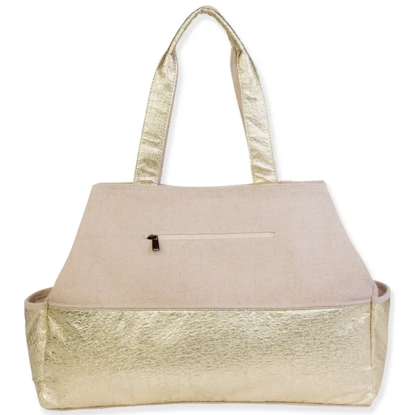 Gold, Gap Tote Crushed Metallic | SNS6810 B