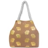 Gold, Gap Tote Metallic Hibiscus | SNS6870 A