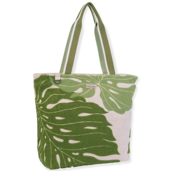 Green Leave, Shoulder Tote Bold Monstera | SNS6600 A
