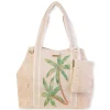 Green Palm Trees, Gap Tote Embroidered Palms | SNS6640 B