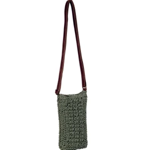 Green, Paper Crochet Crossbody | CE6718 C