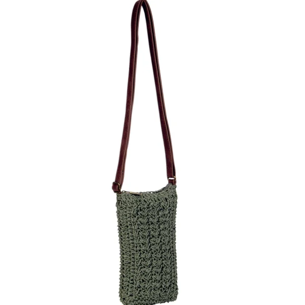 Green, Paper Crochet Crossbody | CE6718 C