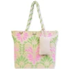 Green/Pink, Shoulder Tote Vintage Motif | SNS6610 A