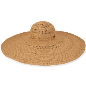 Hallie | Women's Paper Braid Wide Brim Hat | HH3074