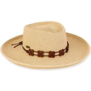 Harmony | Women's Paper Braid Gambler Hat | HH3094
