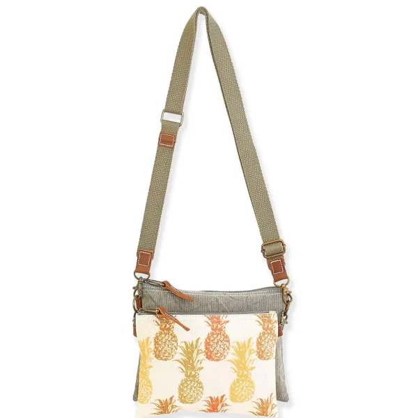 Havana Pineapple | Vintage Beach 2 PC Crossbody | SNS6101