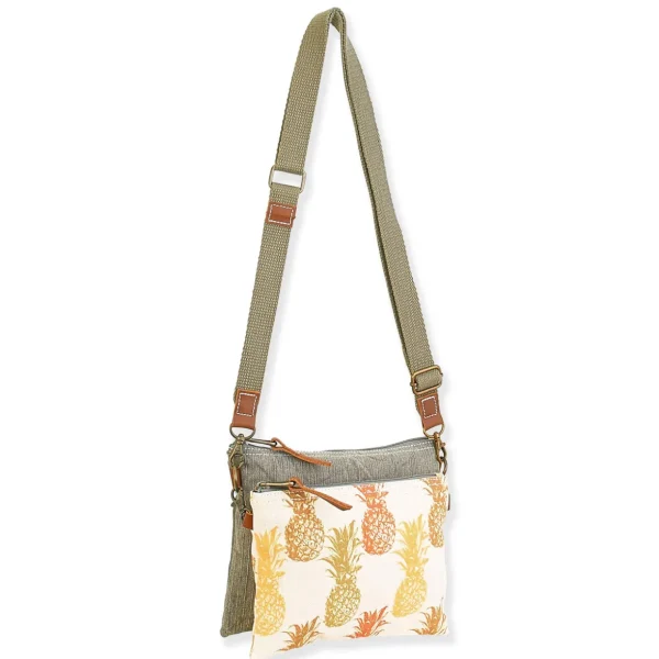 Havana Pineapple | Vintage Beach 2 PC Crossbody | SNS6101