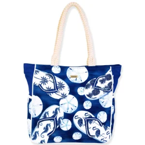 Indigo Flip Flop, Shoulder Tote | PB9721