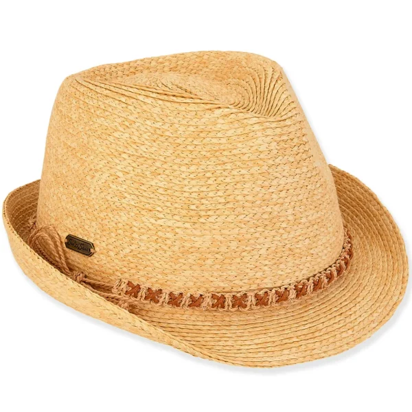 Isabel | Women's Paper Braid Fedora Hat | HH3023