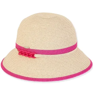 Isabella | Young Girl Paper Braid Bucket Hat | HK477