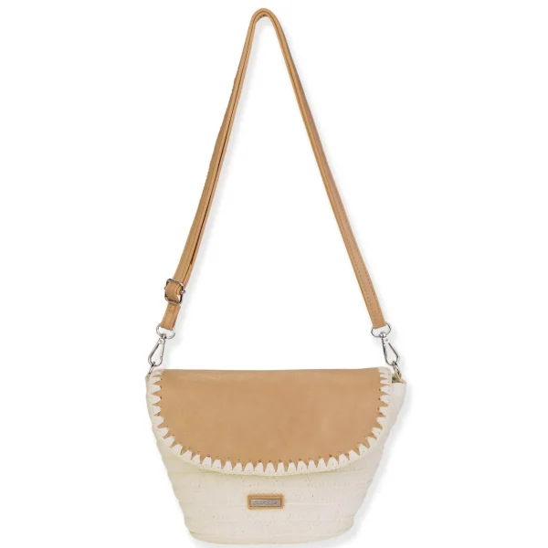 Ivory, Paper Straw Crossbody | CE6683 A