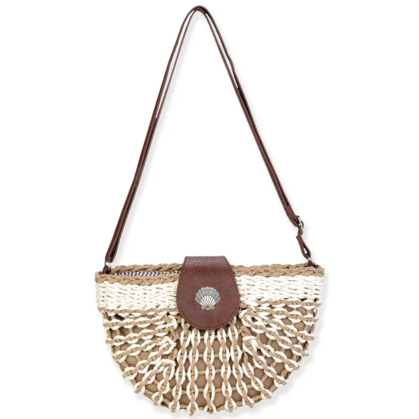 Ivory, Paper Straw Crossbody | CE6736 A