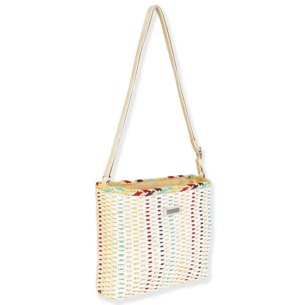 Ivory, Paper Straw Crossbody | CE6713 A