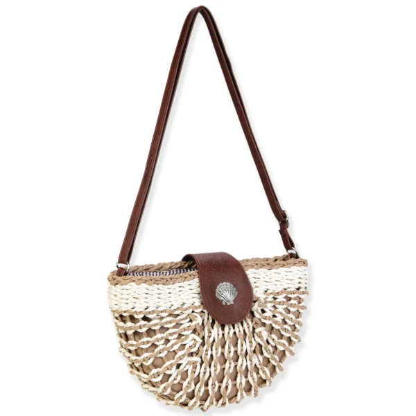 Ivory, Paper Straw Crossbody | CE6736 A