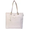Ivory, Terry/Polyester Shoulder Tote | CE6615 A