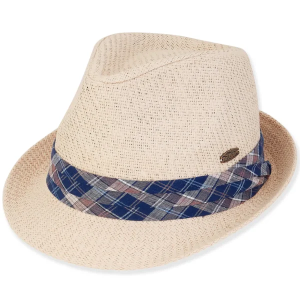 John | Men's Paper Straw Fedora Hat | HTT1197