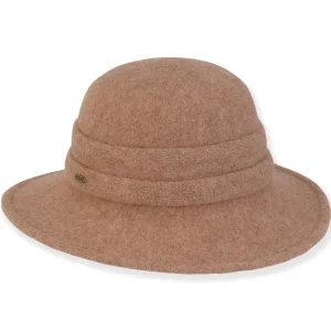 Jora | Women's Soft Wool Floppy Self Color Trim | AD1624